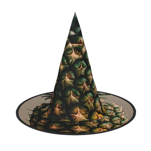ENVEED Bezaubernder Halloween-Hut mit Ananas-Malerei – einzigartiger Hexenhut für temperamentvolle Halloween-Kostüme von ENVEED
