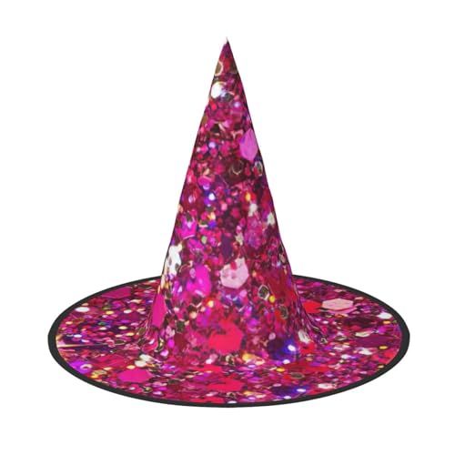 ENVEED Bezaubernder Halloween-Hut mit Glitzermuster – einzigartiger Hexenhut für temperamentvolle Halloween-Kostüme von ENVEED