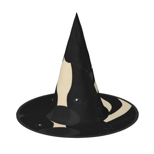 ENVEED Bezaubernder Halloween-Hut mit Stinktier – einzigartiger Hexenhut für temperamentvolle Halloween-Kostüme von ENVEED