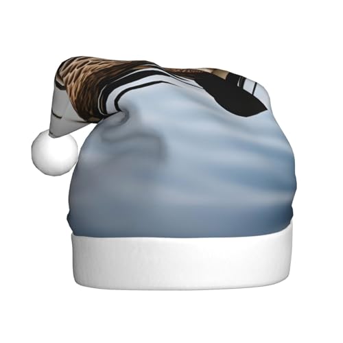 ENVEED Domestic Duck Weihnachtsmütze für Erwachsene, Plüsch, saisonale Hut-Dekorationen, ideal für festliche Anlässe von ENVEED