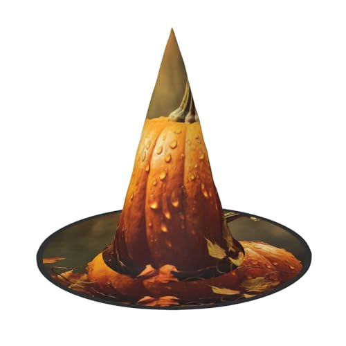 ENVEED Herbstkürbis bezaubernder Halloween-Hut – einzigartiger Hexenhut für temperamentvolle Halloween-Kostüme von ENVEED