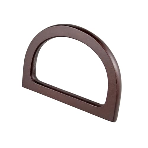 4 stücke Platz Holz Tasche Griff Dekorative DIY Klassische Taschen Zubehör Handtasche Tote Ersatz, Der Werkzeug Für Die Geldbeutelherstellung(Brown) von ENWWCH