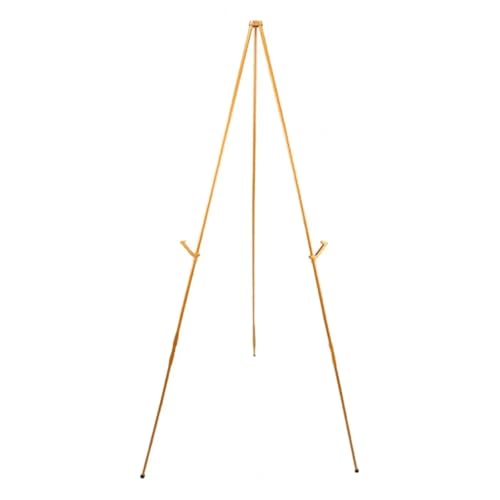 ENWWCH Kunst Staffeleiständer Stativ Display Staffelei Stand Kunst Zeichnung Staffeleien Malerei Kunst Staffelei Halter Foto Rahmen Kunst Boards Holz Board Poster Display Rack Für Malerei(Golden) von ENWWCH
