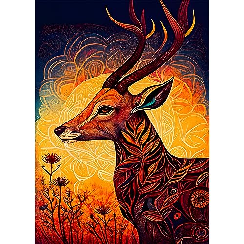 EOBROMD Diamond Painting Elch, 5D Diamant Painting Bilder Erwachsene Tiere, DIY Diamant Malerei Set für Wanddekoration 30x40 cm EOBROMD Diamond Painting Elch, 5D Diamant Painting Bilder Erwachsene Tiere, DIY Diamant Malerei Set für Wanddekoration 30x40 cm von EOBROMD