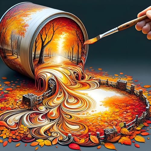 EOBROMD Diamond Painting Fantasie, 5D Diamant Painting Bilder für Erwachsene Landschaft, DIY Diamant Malerei Set für Wanddekoration 30x30cm von EOBROMD