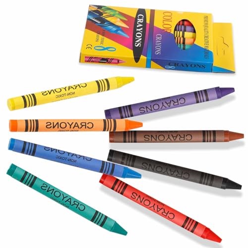 EOGRFW 30 Boxen Wachsmalstifte Kinder, 8 Farben Wachsmalstifte, Bulk Crayons Wachsmalblöcke, Wachsmalkreiden ideal zum Malen für Kinder Kindergeburtstag Geschenk und Klassenzimmer Restaurants EOGRFW 30 Boxen Wachsmalstifte Kinder, 8 Farben Wachsmalstifte, Bulk Crayons Wachsmalblöcke, Wachsmalkreiden ideal zum Malen für Kinder Kindergeburtstag Geschenk und Klassenzimmer Restaurants von EOGRFW