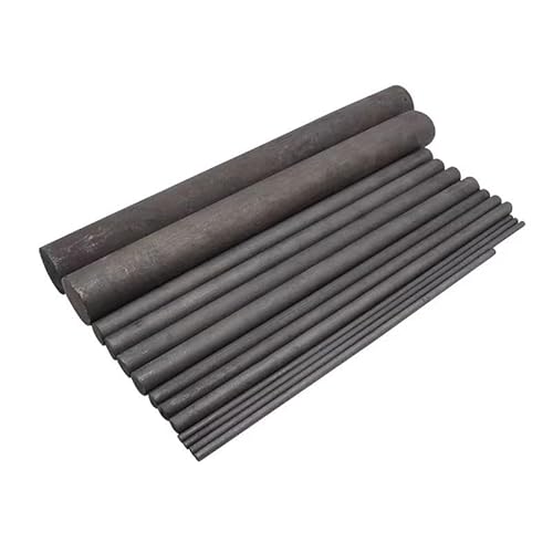 99,9% Graphitstäbe – 12 mm Durchmesser, 50 mm bis 350 mm Länge, 10 Stück for Metallurgie, Elektronik und mehr(L 50mm) von EOMO