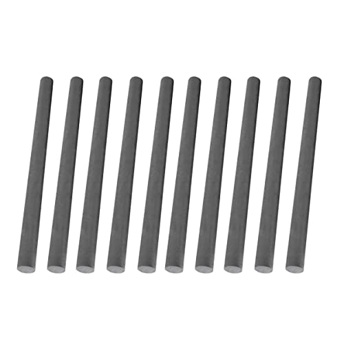 99,9% Graphitstäbe – 14 mm Durchmesser, 50 mm bis 350 mm Länge, 10 Stück for den industriellen Einsatz(L 50mm) von EOMO