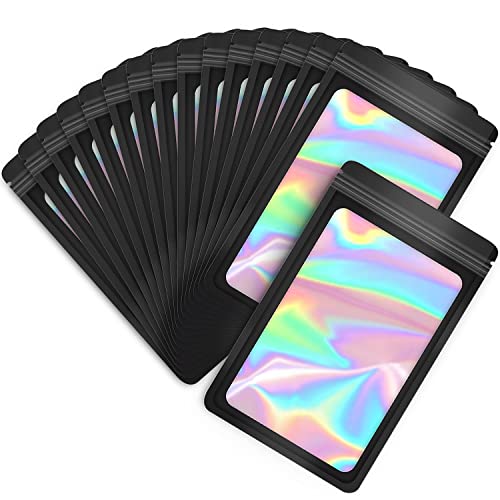 EONJOE Mylar-Beutel, wiederverschließbar, holografisch, Reißverschluss, Schmuck, Süßigkeiten, Probe, Produkt, kleines Unternehmen, Verpackungszubehör, 7,6 x 7,6 cm, Schwarz, 100 Stück EONJOE Mylar-Beutel, wiederverschließbar, holografisch, Reißverschluss, Schmuck, Süßigkeiten, Probe, Produkt, kleines Unternehmen, Verpackungszubehör, 7,6 x 7,6 cm, Schwarz, 100 Stück von EONJOE