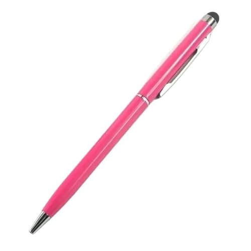 EPANO 20–200 Stifte pro Packung Mini Metall 2-in-1 Stylus Universal-Kugelschreiber Textgravur individuelles Logo Büro Schule Werbung Stift (M,200 Stück) von EPANO