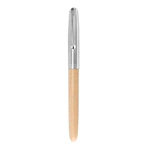 EPANO Füllfederhalter, 0,38 mm, F-Feder, Holzstift zum Schreiben, Finanzen, Büro, Schulbedarf, Schreibwaren (01, 0,38 mm (Spitze mit Kapuze) von EPANO