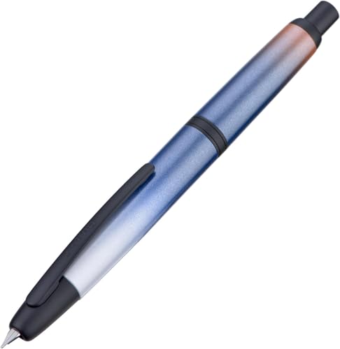 EPANO Füllfederhalter mit Farbverlauf, einziehbar, EF/F-Feder mit Tintenkonverter, Schreibgeschenkstift (05, EF) von EPANO