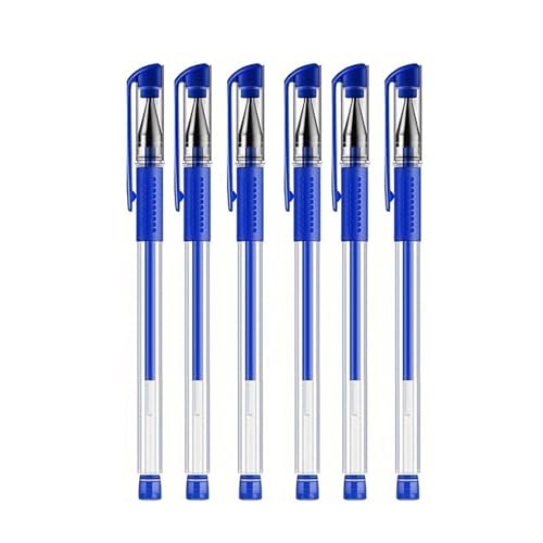 EPANO Gelschreiber-Set, 0,5 mm, Schwarz, Blau, Rot, 0,5 mm, Kugelschreiber, Kawaii-Stift, Studenten, Schule, Büro, Schreibwaren, 6 Stück von EPANO