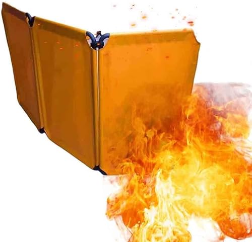 EPANO LXXW Schweißdecken Schweißerschutzwand mit Rahmen, Schweißervorhang, flammhemmender Schweißerschutz von EPANO