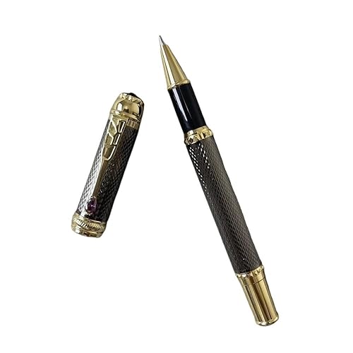 EPANO Luxury Art Füllfederhalter, limitierte Auflage, Vintage-Stil, Schreibwaren, Füllfederhalter (C, Stift mit Tasche) von EPANO