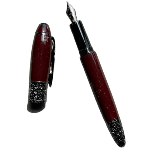 EPANO Metall-Füllfederhalter, EF-F-Feder, minimalistisch, High-End, Luxus, für Schule, Büro, Schreibbedarf, Tintenroller (03, Stift mit Box) von EPANO