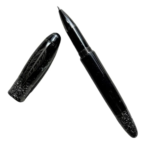 EPANO Metall-Füllfederhalter, EF-F-Feder, minimalistisch, High-End, Luxus, für Schule, Büro, Schreibbedarf, Tintenroller (05, Stift mit Beutel) von EPANO
