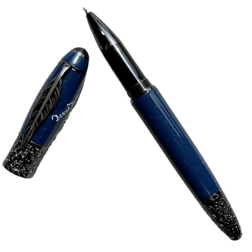 EPANO Metall-Füllfederhalter, EF-F-Feder, minimalistisch, High-End, Luxus, für Schule, Büro, Schreibbedarf, Tintenroller (06, Stift mit Beutel) von EPANO