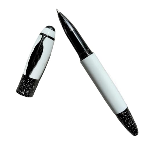 EPANO Metall-Füllfederhalter, EF-F-Feder, minimalistisch, High-End, Luxus, für Schule, Büro, Schreibbedarf, Tintenroller (07, Stift mit Beutel) von EPANO
