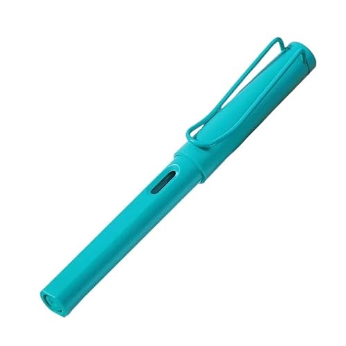 EPANO Tintenschreiber, elegantes Design, EF/F/0,38 mm, Füllfederhalter mit Kapuze für gleichmäßiges Schreiben, ideal für Unterschrift, Schulbedarf (Blaugrün, EF) von EPANO
