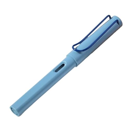 EPANO Tintenschreiber, elegantes Design, EF/F/0,38 mm, Füllfederhalter mit Kapuze für gleichmäßiges Schreiben, ideal für Unterschrift, Schulbedarf (Morandi Blue, F) von EPANO