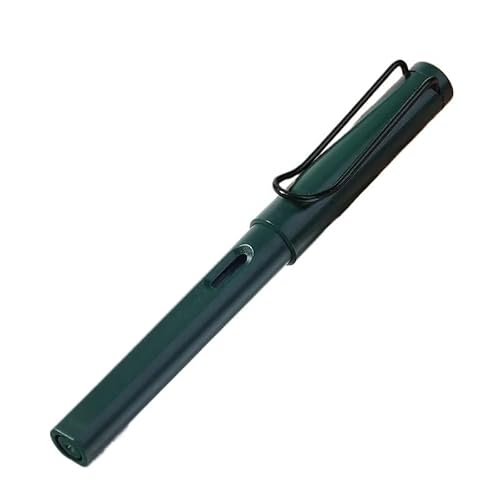 EPANO Tintenschreiber, elegantes Design, EF/F/0,38 mm, Füllfederhalter mit Kapuze für gleichmäßiges Schreiben, ideal für Unterschrift, Schulbedarf (Vintage-Grün, F) von EPANO