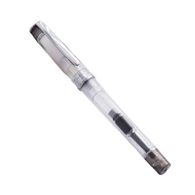 EPANO Transparenter Füllfederhalter, extra feine Feder, 0,38 mm, für Studenten, Praxis, Schreiben, Schreiben, Stifte, Schule, Bürobedarf, 1 Stück (A) von EPANO