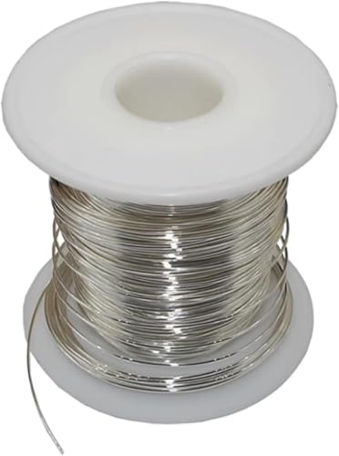 Bendy Craft Silberdraht, reiner Silberdraht, Länge 1 Meter, Durchmesser 0,1–0,2 mm, Metalldraht, geeignet for wissenschaftliche Forschung, experimentelle Materialien(Diameter 0.1mm) von EPASHA
