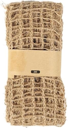 Sackleinen, Jutestoff, Sackleinenstoff, 2 Meter Sackleinenbänder, natürliches Juteband for Heimwerker, Kunsthandwerk, Hochzeit, Party, Weihnachten, Festival, Dekoration (natürliche Farbe 3-1)(Natural Sackleinen, Jutestoff, Sackleinenstoff, 2 Meter Sackleinenbänder, natürliches Juteband for Heimwerker, Kunsthandwerk, Hochzeit, Party, Weihnachten, Festival, Dekoration (natürliche Farbe 3-1)(Natural von EPASHA