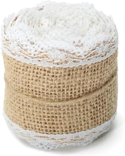 Sackleinen, Sackleinenstoff, Sackleinenstoff, 1 Stück, 5 cm x 200 cm, natürliche Jute-Sackleinenrolle, weiße Spitze, Sackleinenbesatz, Tischläuferbänder, Rustikalität, Hochzeitsdekoration, DIY-Handwer Sackleinen, Sackleinenstoff, Sackleinenstoff, 1 Stück, 5 cm x 200 cm, natürliche Jute-Sackleinenrolle, weiße Spitze, Sackleinenbesatz, Tischläuferbänder, Rustikalität, Hochzeitsdekoration, DIY-Handwer von EPASHA