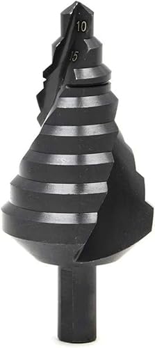 Stufenbohrer, Stufenbohrer, Hartmetall-Stufenbohrer, schwarzer Stufenbohrer, inkrementelles Bohren, 8 Größen von Industriereibahlen, Kegellochbohrdreieck, 8 Stufen, 10–45 mm, Nitrieren Stufenbohrer, Stufenbohrer, Hartmetall-Stufenbohrer, schwarzer Stufenbohrer, inkrementelles Bohren, 8 Größen von Industriereibahlen, Kegellochbohrdreieck, 8 Stufen, 10–45 mm, Nitrieren von EPASHA