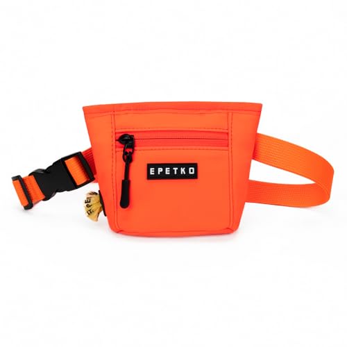 EPETKO Leckerlibeutel für Hunde mit Metall-Gürtelclip, Leistungsstarke Magnetverschluss Gerät Beutel Leckerli Hund Gürtel, Große Kapazität Hund Leckerli Tasche Beutel mit Poop Bag Dispenser (Orange) EPETKO Leckerlibeutel für Hunde mit Metall-Gürtelclip, Leistungsstarke Magnetverschluss Gerät Beutel Leckerli Hund Gürtel, Große Kapazität Hund Leckerli Tasche Beutel mit Poop Bag Dispenser (Orange) von EPETKO