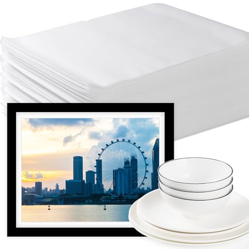 EPHECH Schaumstoffbeutel, 40,6 x 61 cm, Schaumstoffbeutel zum Umziehen und Verpacken, doppelter PO-Film, Schutz für große Geräte, Bücher, Bilderrahmen, Leinwand-Kunstwerke von EPHECH