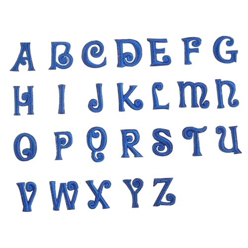 26Stücke Aufbügelbare Patches Blaues Alphabet für DIY Projekte Kleidung Taschen und Mehr Sichere Stickerei für Gestalten 26Stücke Aufbügelbare Patches Blaues Alphabet für DIY Projekte Kleidung Taschen und Mehr Sichere Stickerei für Gestalten von EPIGEIST