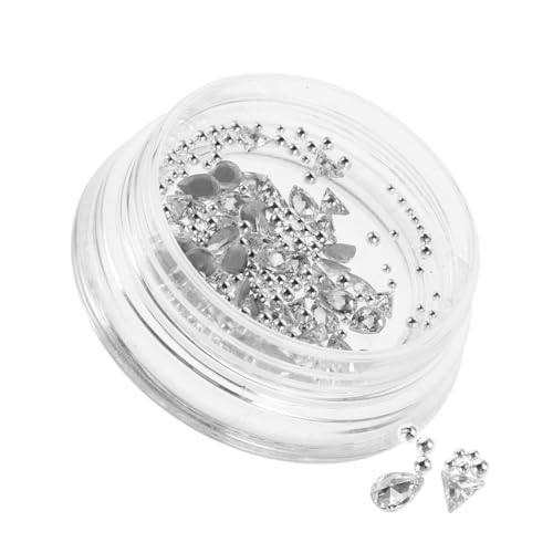 EPIGEIST 1 Box Mit Nagel-charms Und Glitzersteinen: Nagelkristalle in Einer Box, Ideal Für Maniküre, Diy-bastelarbeiten Und Elegante Dekorationen, Langlebig Und Modisch EPIGEIST 1 Box Mit Nagel-charms Und Glitzersteinen: Nagelkristalle in Einer Box, Ideal Für Maniküre, Diy-bastelarbeiten Und Elegante Dekorationen, Langlebig Und Modisch von EPIGEIST