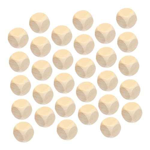 EPIGEIST 1 Packung Spielplatz Sandpool Holzkörner Leere Holzwürfel Holzklötze Bauen Holzklötze Im Freien Unfertige Holzwürfel Mini-holzblöcke Sortierwürfel Lotusbaum Beige von EPIGEIST