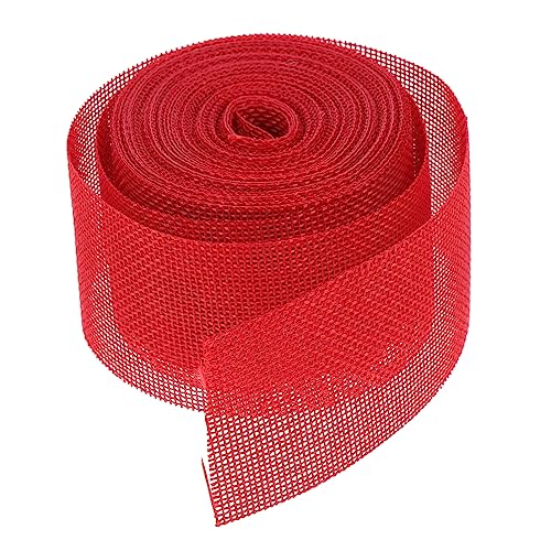 EPIGEIST 1 Rolle Gurtbandimitat Aus Leinen Hochzeit Dekorationen Bänder Zum Verpacken Netzband Bänder Für Handwerk Farbverlaufsband Stoff Sackleinenband Natürlich Mehrfarbig Betäuben Rot EPIGEIST 1 Rolle Gurtbandimitat Aus Leinen Hochzeit Dekorationen Bänder Zum Verpacken Netzband Bänder Für Handwerk Farbverlaufsband Stoff Sackleinenband Natürlich Mehrfarbig Betäuben Rot von EPIGEIST