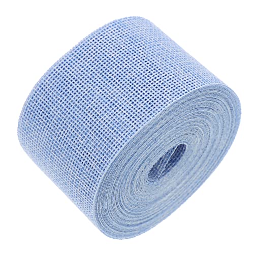 EPIGEIST 1 Rolle Gurtbandimitat aus Leinen dekorativ Blumenband trimmen Handwerksband Verpackung Stoff weihnachtsdeko Bänder zum Basteln Wickelband Straußbänder Bunte Bänder betäuben Blau EPIGEIST 1 Rolle Gurtbandimitat aus Leinen dekorativ Blumenband trimmen Handwerksband Verpackung Stoff weihnachtsdeko Bänder zum Basteln Wickelband Straußbänder Bunte Bänder betäuben Blau von EPIGEIST