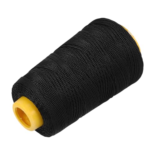 EPIGEIST 1 Rolle Nähgarn Möbel Nähzubehör Handarbeitsbedarf Handnähnadel Einfädler Stickmaschinengarn Nähset Leichtes Garn Nähwerkzeuge Nylon Schwarz von EPIGEIST