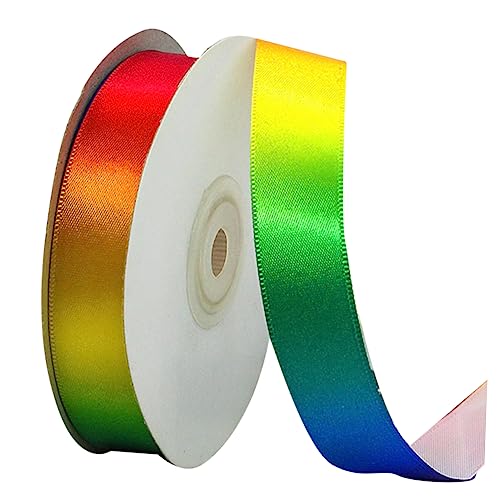 EPIGEIST 1 Rolle Regenbogengürtel Band Umwickeln Polyester Farbig Bunt Bänder Für Handwerk Basteln Neonband Verpackung Satinband Netzband Band Zum Verpacken Colorful EPIGEIST 1 Rolle Regenbogengürtel Band Umwickeln Polyester Farbig Bunt Bänder Für Handwerk Basteln Neonband Verpackung Satinband Netzband Band Zum Verpacken Colorful von EPIGEIST