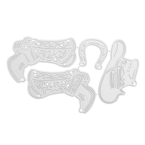 EPIGEIST 1 Satz DIY Stanzform für Stiefel und Hüte Metallprägeschablonen für Scrapbooking und Bastelprojekte für Kreative Karten und Dekorationen von EPIGEIST