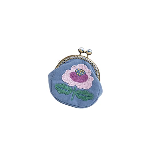 EPIGEIST 1 Satz Diy Stickerei für Münzgeldbörse Handgemachte Clutch mit Werkzeugen für Anfänger Wolle Nadel und Zubehör für Frauen und Mädchen Einzelblumenstil EPIGEIST 1 Satz Diy Stickerei für Münzgeldbörse Handgemachte Clutch mit Werkzeugen für Anfänger Wolle Nadel und Zubehör für Frauen und Mädchen Einzelblumenstil von EPIGEIST