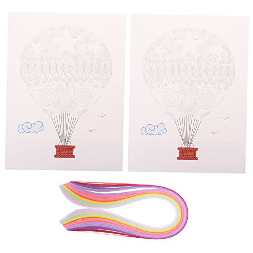 EPIGEIST 1 Satz Papier Quilling Set für Bastelprojekte mit Bunten Papierstreifen für Scrapbooking und Handwerk für Diy Dekorationen und Schulprojekte von EPIGEIST
