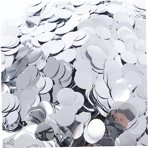 EPIGEIST 1 Satz Rundes Papier Werfen Hochzeit Geburtstag Junge Gold Bereit Party Konfetti Erste Mädchen Dekorative Streuung Tischstreuung Silver Aluminiumfolie EPIGEIST 1 Satz Rundes Papier Werfen Hochzeit Geburtstag Junge Gold Bereit Party Konfetti Erste Mädchen Dekorative Streuung Tischstreuung Silver Aluminiumfolie von EPIGEIST