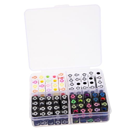 EPIGEIST 1 Schachtel Acrylwürfel Perlen mit Kreuzmuster DIY Spacer Beads für Schmuckherstellung Langlebige Glatte Kunststoffperlen zum Auffädeln von Armbändern Halsketten und Ohrringen EPIGEIST 1 Schachtel Acrylwürfel Perlen mit Kreuzmuster DIY Spacer Beads für Schmuckherstellung Langlebige Glatte Kunststoffperlen zum Auffädeln von Armbändern Halsketten und Ohrringen von EPIGEIST