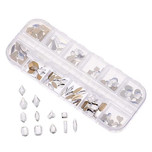 EPIGEIST 1 Schachtel DIY Nagel bohrer Strasssteine für Nägel Nagel Strass Dekoration Nailart-Anhänger mit Strasssteinen Nagelanhänger selber machen Nagelhandwerk Nagel Charms Metall Weiß EPIGEIST 1 Schachtel DIY Nagel bohrer Strasssteine für Nägel Nagel Strass Dekoration Nailart-Anhänger mit Strasssteinen Nagelanhänger selber machen Nagelhandwerk Nagel Charms Metall Weiß von EPIGEIST