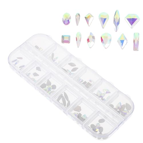 EPIGEIST 1 Schachtel DIY Nagelkunst Strasssteine Fächer Flache Rückseite Langlebige Nagelcharm Dekorationen für Kreative Nail Art für Alltag Party und Urlaub EPIGEIST 1 Schachtel DIY Nagelkunst Strasssteine Fächer Flache Rückseite Langlebige Nagelcharm Dekorationen für Kreative Nail Art für Alltag Party und Urlaub von EPIGEIST