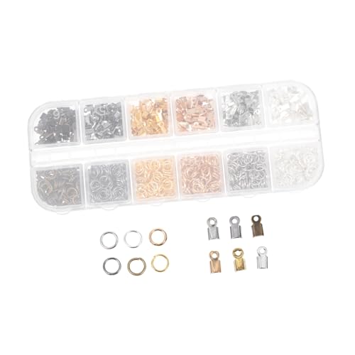 EPIGEIST 1 Schachtel DIY Schmuck Verschlüsse Karabinerverschlüsse und Biegeringe für Armbänder und Halsketten Langlebige Legierung Vielseitig für Schmuckherstellung und DIY Zubehör EPIGEIST 1 Schachtel DIY Schmuck Verschlüsse Karabinerverschlüsse und Biegeringe für Armbänder und Halsketten Langlebige Legierung Vielseitig für Schmuckherstellung und DIY Zubehör von EPIGEIST