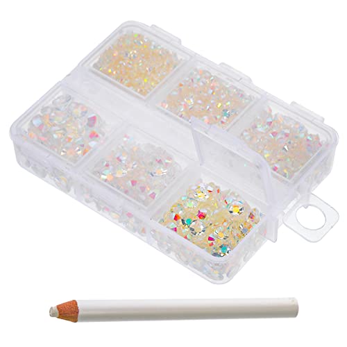 EPIGEIST 1 Schachtel Nagelsticker Diamantschmuck Gold Strasssteine zum Basteln Applikationen Handwerk Würfelperlen Aus Strasssteinen Nägel Nagel Charms Wohnung Herstellung Harz Weiß EPIGEIST 1 Schachtel Nagelsticker Diamantschmuck Gold Strasssteine zum Basteln Applikationen Handwerk Würfelperlen Aus Strasssteinen Nägel Nagel Charms Wohnung Herstellung Harz Weiß von EPIGEIST