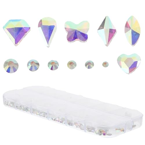 EPIGEIST 1 Schachtel Nail Art Strasssteine Fächer Ab Flat Back DIY Nagel Dekorationen Metall Charms für Maniküre Salon und Zuhause Design Zubehör EPIGEIST 1 Schachtel Nail Art Strasssteine Fächer Ab Flat Back DIY Nagel Dekorationen Metall Charms für Maniküre Salon und Zuhause Design Zubehör von EPIGEIST